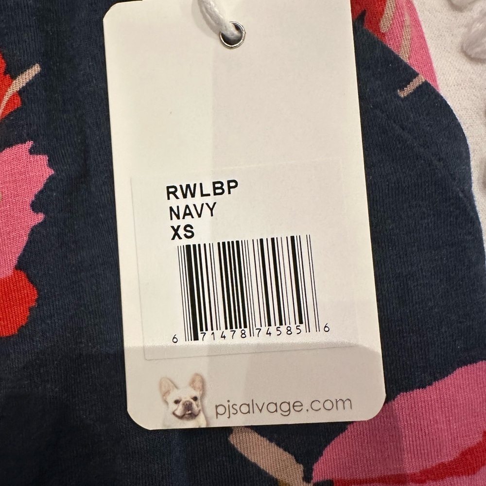 NWT PJ Salvage Botanical Dreams Pajama Pants in Navy - Picture 8 of 8